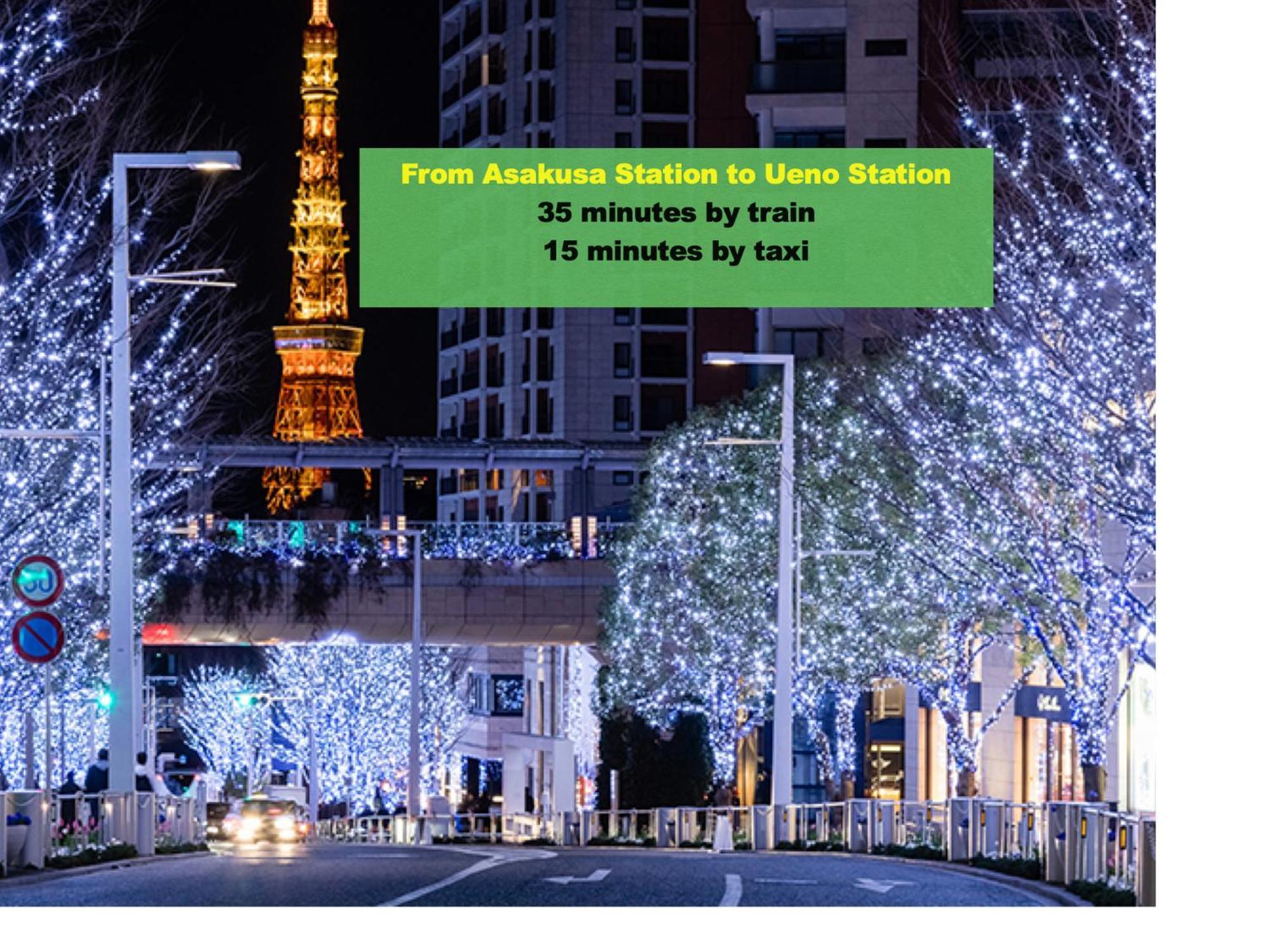 Asakusa Tatami Retreat: Convenient Metro Access Tokyo Exterior photo